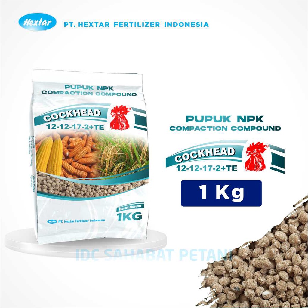 NPK Cockhead 12-12-17-2+TE 1 Kg