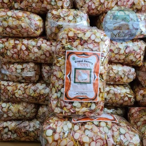 

MURAH Kerupuk bawang Prima Orignal 1kg / krupuk bawang 1000 gram mentah