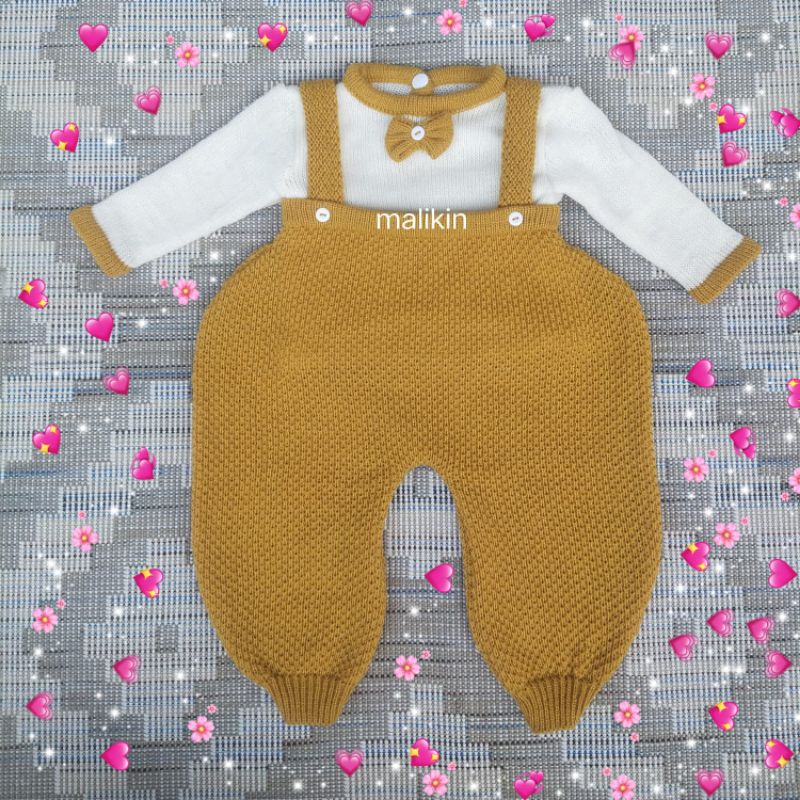 MALIKIN STELAN ANAK ALADIN PEREMPUAN / Baju Jumper 3-24 Bulan Dasi Kupu-Kupu Lucu / Best Seller Anak Bayi Perempuan