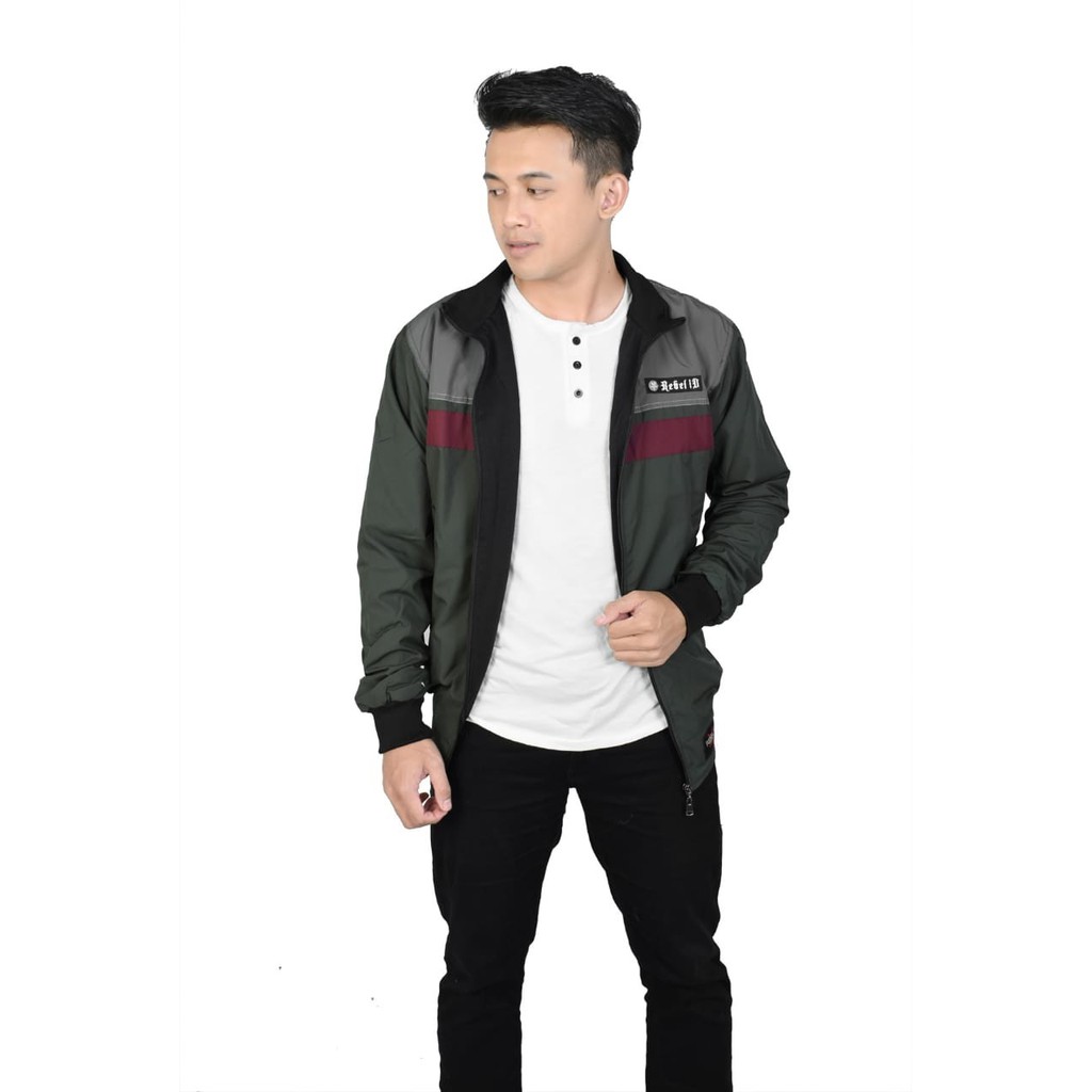 jaket parasut pria jaket casual combi