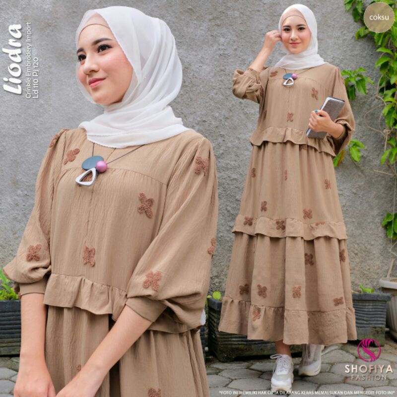 LIODRA Midi Dress Ori by Shofiya❤