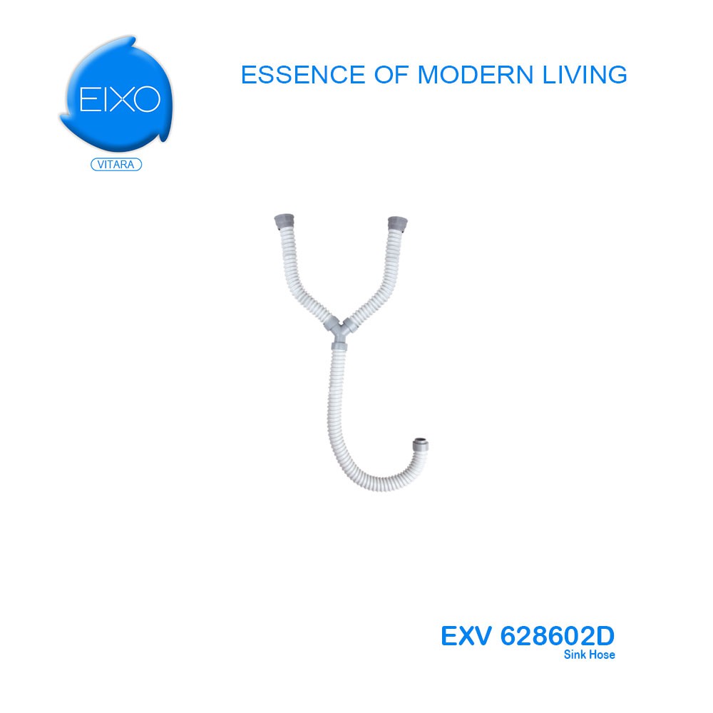 Selang Bak Cuci Piring EIXO Vitara EXV 628602 Double Kitchen Sink Hose Dua Lubang