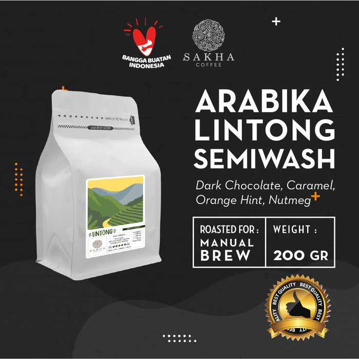 

Biji Kopi Arabika Lintong Sumatra For Manual Brew 200 Gr SAKHA COFFEE - MLIN200