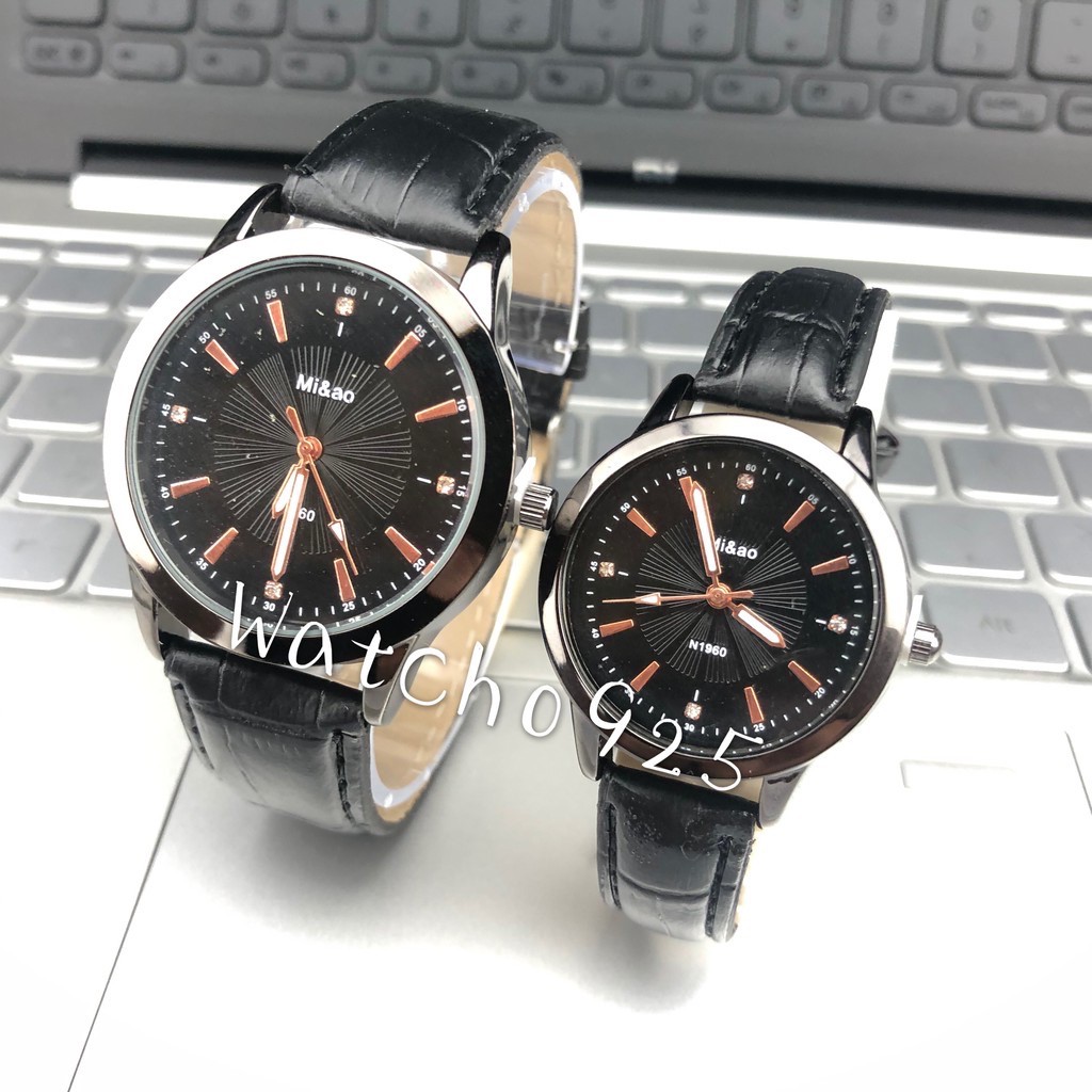 FREE BATERAI JAM TANGAN COUPLE DW POLOS KULIT import grosir murah premium pria wanita WATCH C40