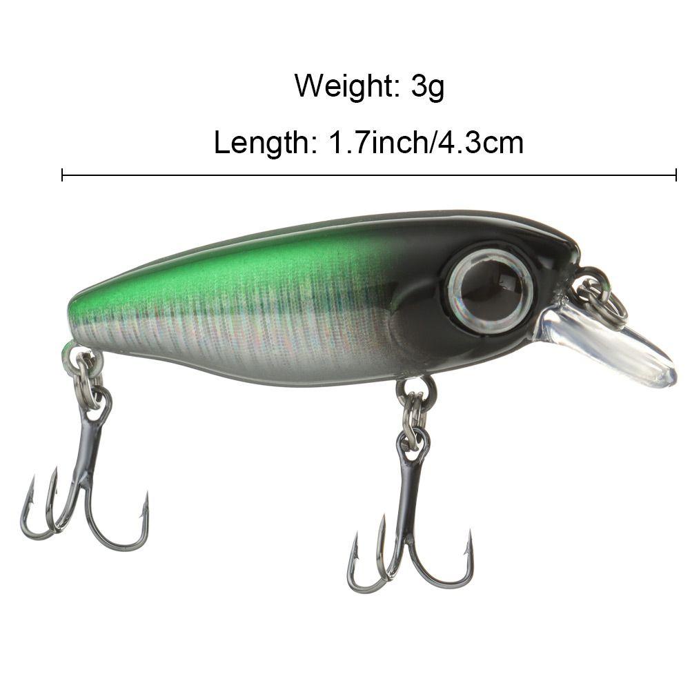 Solighter Umpan Pancing Hard Bait Bentuk Ikan Imitasi Bahan ABS Dengan Mata 3D