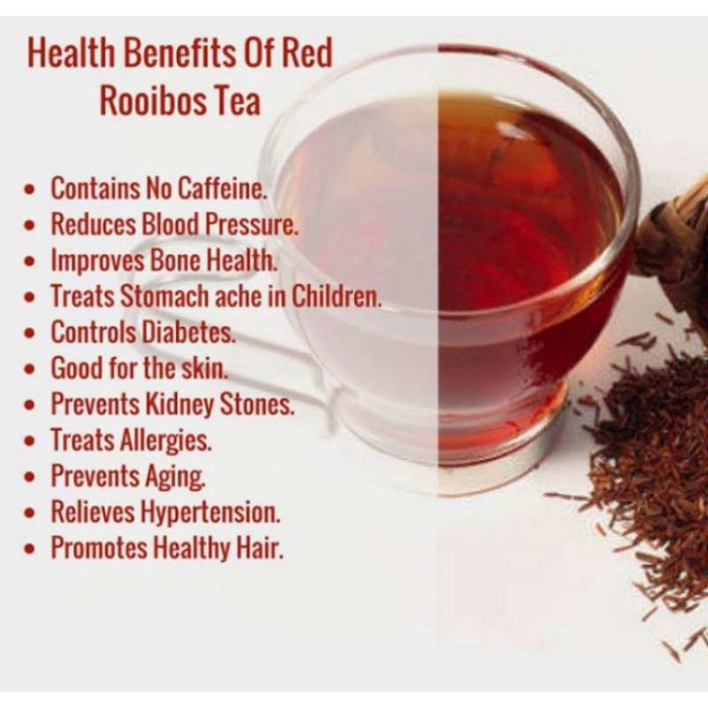 

ELIF TEA AND TISANE Rooibos Tea Teh Rooibos African Red Tea 30 Tea Bag
