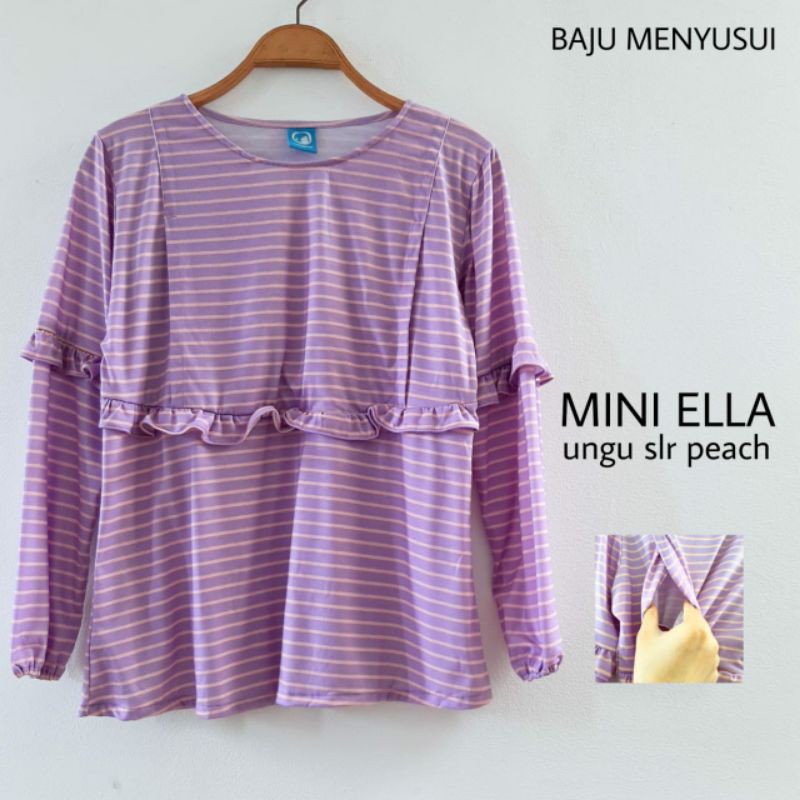 MAMIGAYA Nursing Wear MINI ELLA Baju Kaos Menyusui Baju ASI