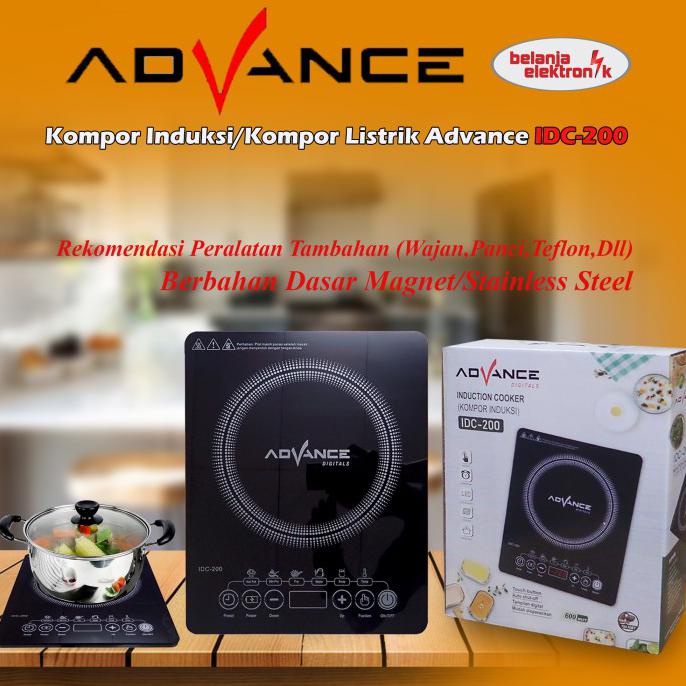 KOMPOR INDUKSI - KOMPOR LISTRIK ADVANCE IDC-200