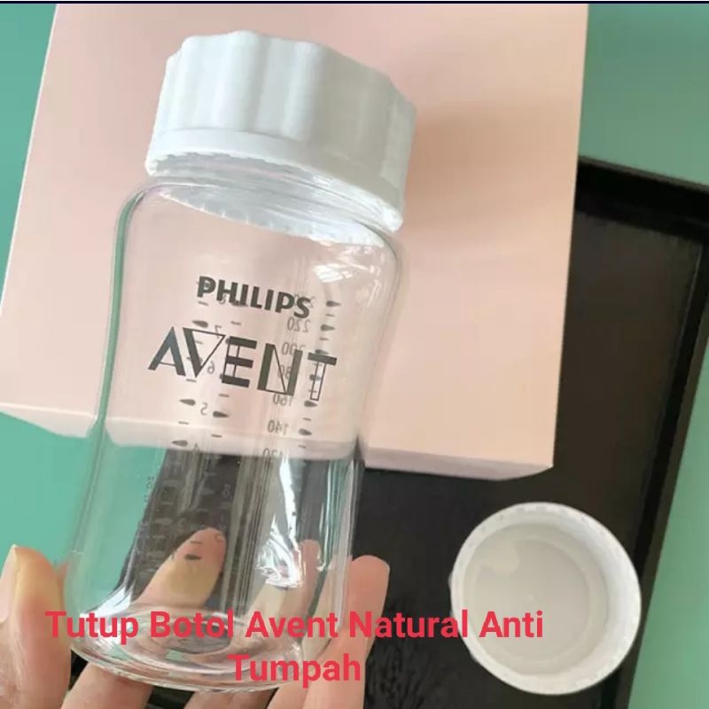 Tutup Botol Dot Susu Untuk Avent Natural Anti Tumpah