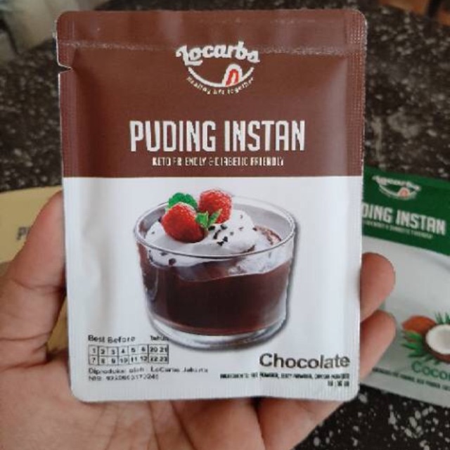 

Puding debm keto friendly rasa coklat