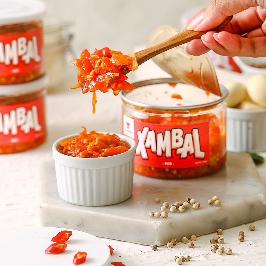 

♠ SAMBAL LEVEL 3 SAMBAL BAWANG SAMBEL BAWANG CABE MERAH PEDAS ULEG TOPLES KEMASAN IJO INSTAN GYUMBOX