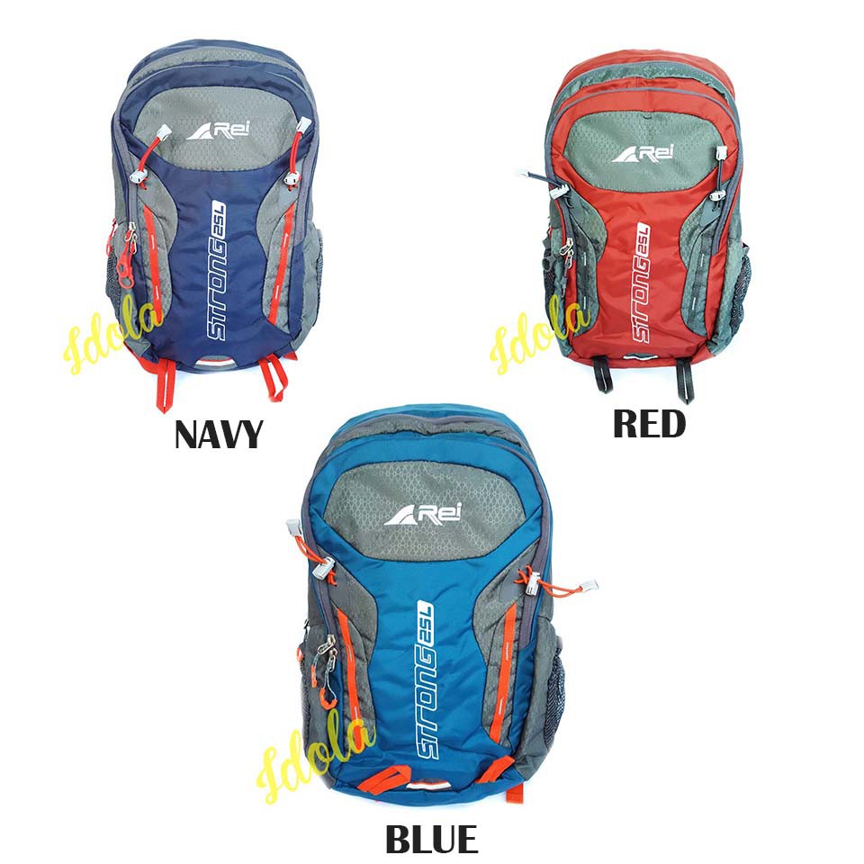 Idolabags - Tas Punggung REI Strong 25L Original Tas Ransel Outdoor Cowok/ Backpack Pria Berkualitas
