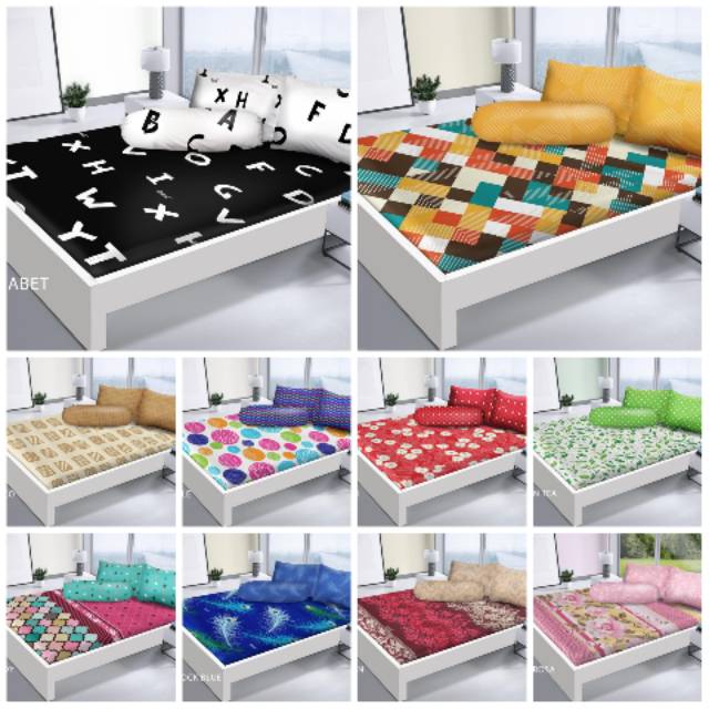 SPREI QUEEN/KING HAWAII ALPHABET,RIO,CHOCO,BUBBLE,AMMI,GREEN TEA,CANDY,PEACOCK BLUE,KAZAN,DELAROSA