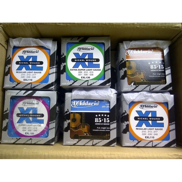 senar gitar d'addario