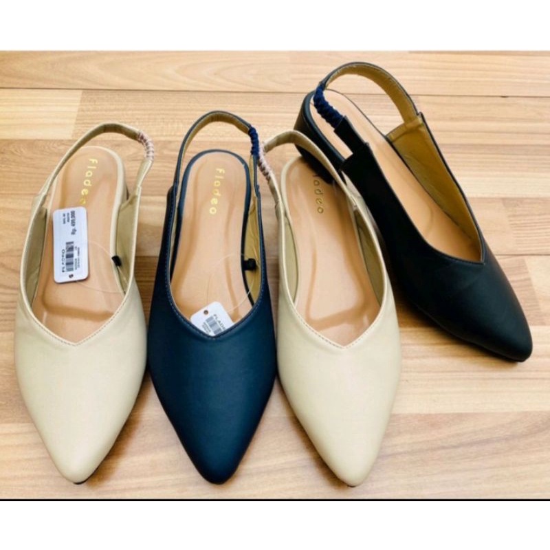 Sepatu Heels Hak rendah wanita Brand Matahari ori Fladeo Sepatu Wanita Fladeo Terbaru