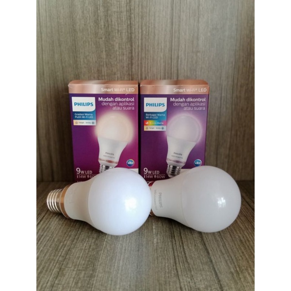 LAMPU SMART WIFI LED PHILIPS 9 WATT