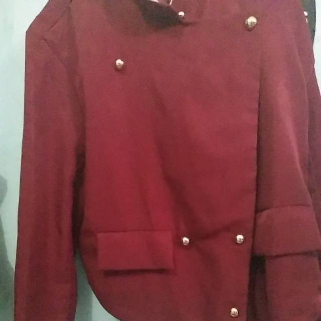 Baju dalang surjan warna tinggal merah