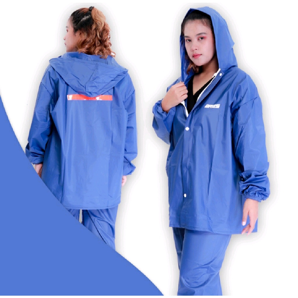 Jas Hujan Setelan Baju Celana ARES/Jas Hujan Kualitas Terbaik Harga Murah/Jas Hujan Pria Wanita/Jas 