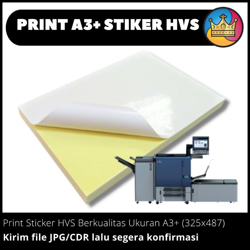

DIGITAL PRINT A3+ Cetak Sticker Stiker HVS