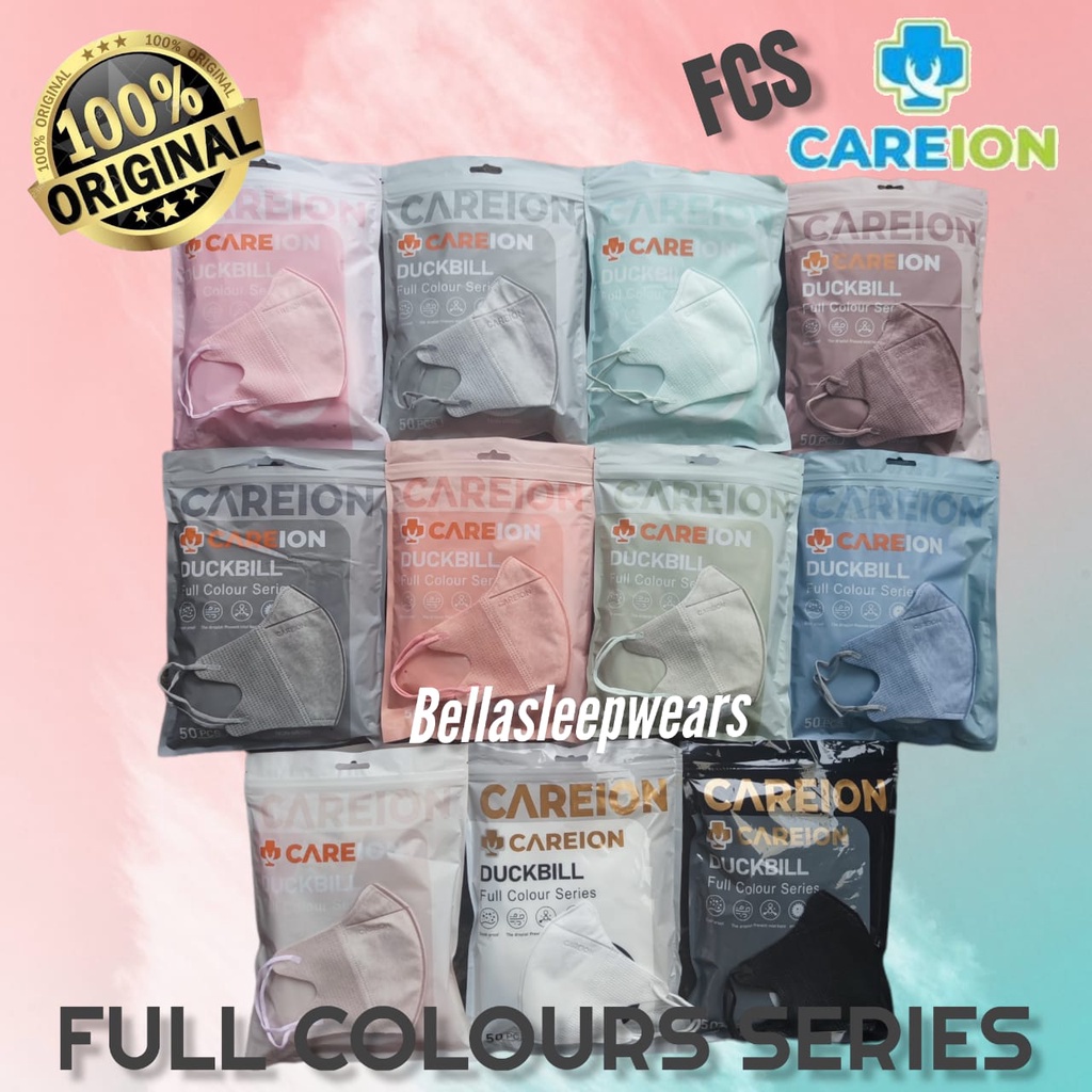 FULL COLOURS SERIES 4PLY DB CAREION EMBOSS ISI 50- MASKER DUCKBILL 4PLY CAREION EMBOS COLOUR PASTEL FCS