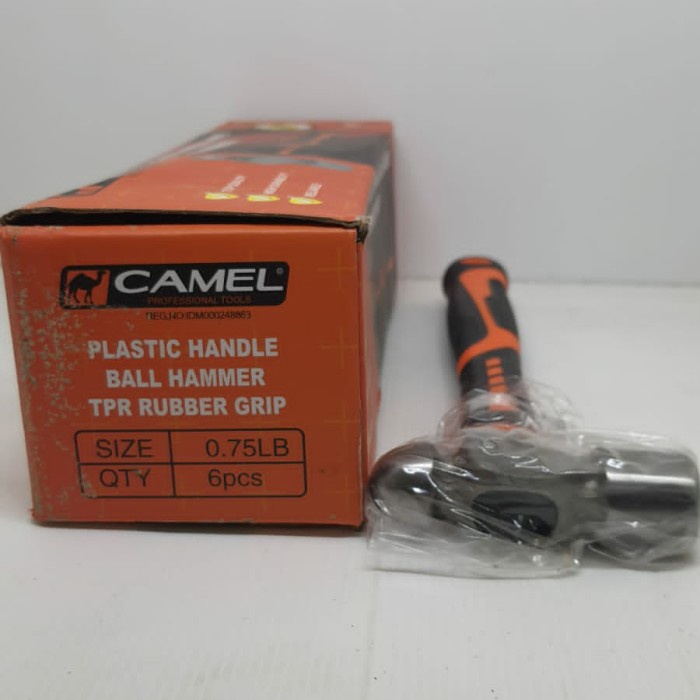 Palu konde 3/4inch CAMEL 0.75lb rubber grip palu gagang karet CAMEL palu camel