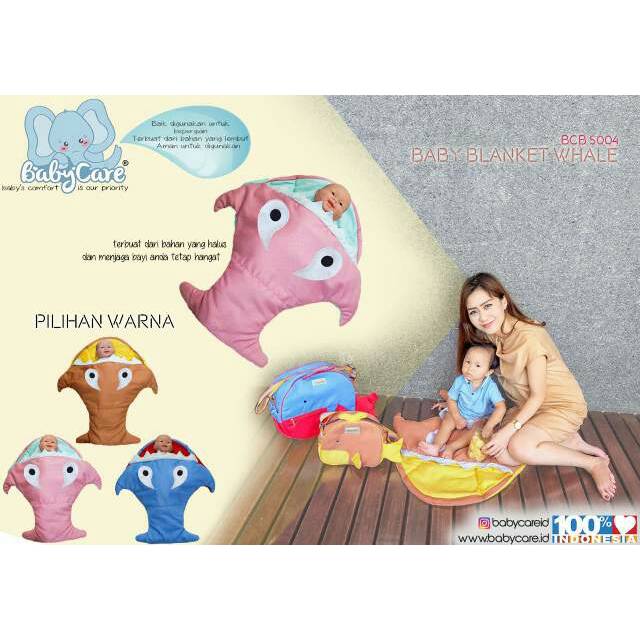 Baby blanket whale baby care / sleeping bag
