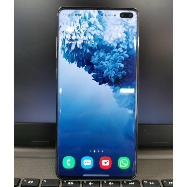 HP Samsung Galaxy S10 Plus S10+ Resmi Indo Original Dual Sim Fullset - HP Second Bekas