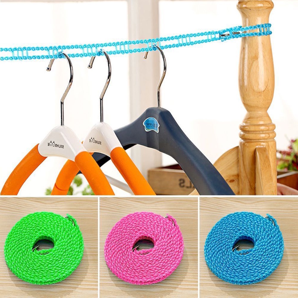 Tali Gantungan Baju Tali Jemuran 5 Meter / Tali Tambang Jemur Pakaian / Tali Jemuran Kuat Anti Putus / Clothes Line Laundry Tambang 5M Magic Hanger 5Meter