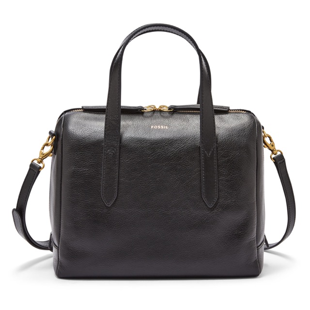 FOSSIL SYDNEY SATCHEL BLACK