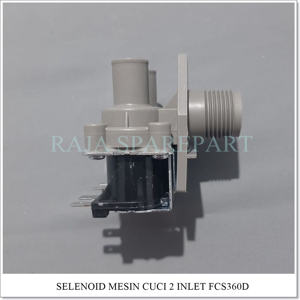 Selenoid / Water Inlet Mesin Cuci INLET DOUBLE FCS360D (AC 220V)