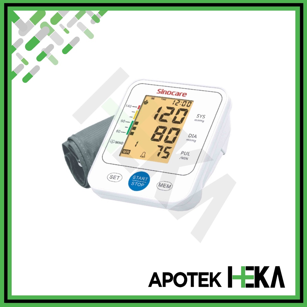 Sinocare Blood Pressure Monitor BSX-516 - Tensi Digital Tekanan Darah (BANDUNG)