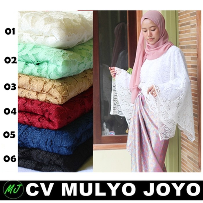 PREMIUM Cape Brokat Brukat Airani