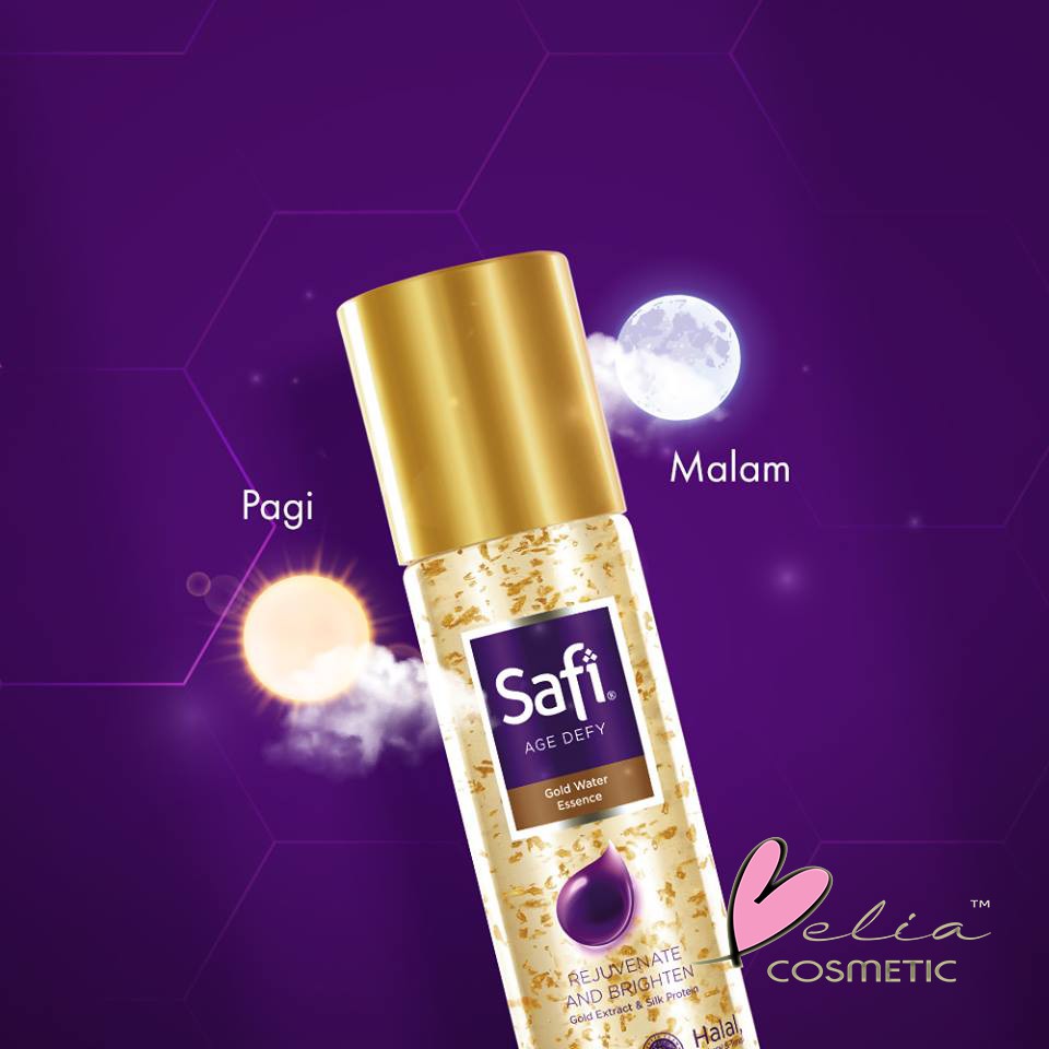 ❤ BELIA ❤ SAFI Age Defy Gold Water Essence 30 | 100 Halal BPOM 30ml 100ml Full size Travel size