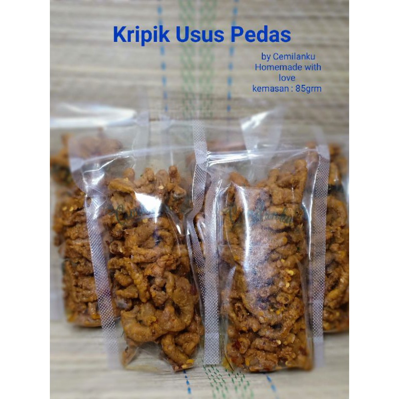 

KRIPIK USUS PEDAS DAUN JERUK