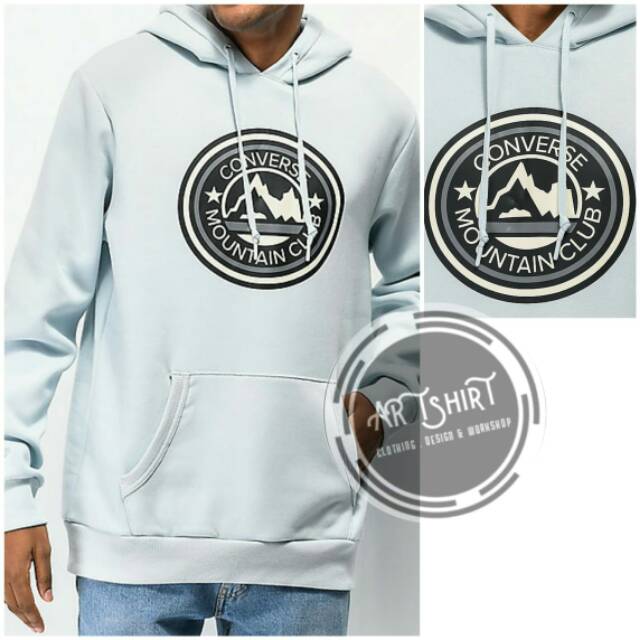 Hoodie/jumper/basic/zipper DISTRO - CONVERSE - MOUNTAIN CLUB