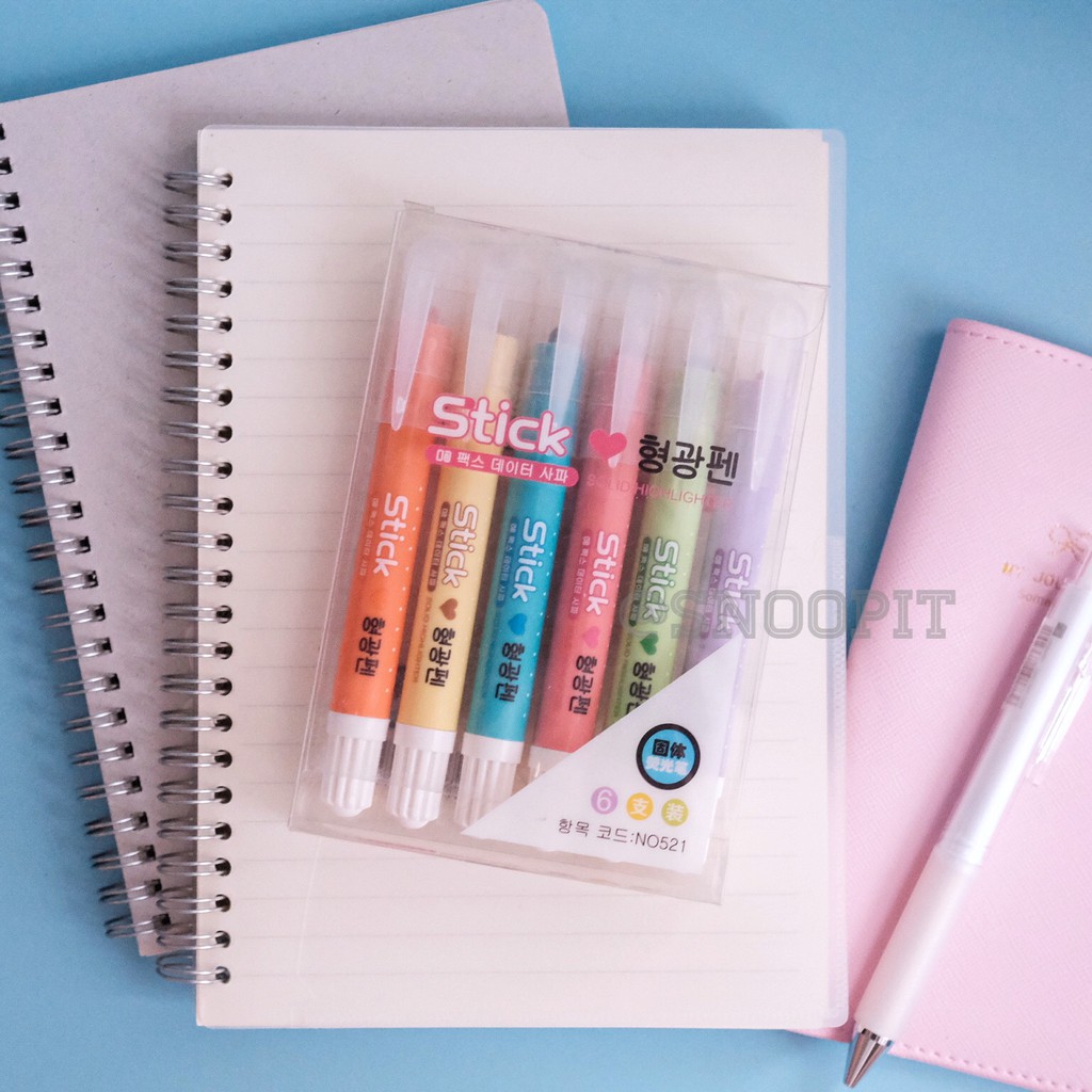 

Stabillo Highlighter Fluorescent Pen Marker alat tulis kantor fancy