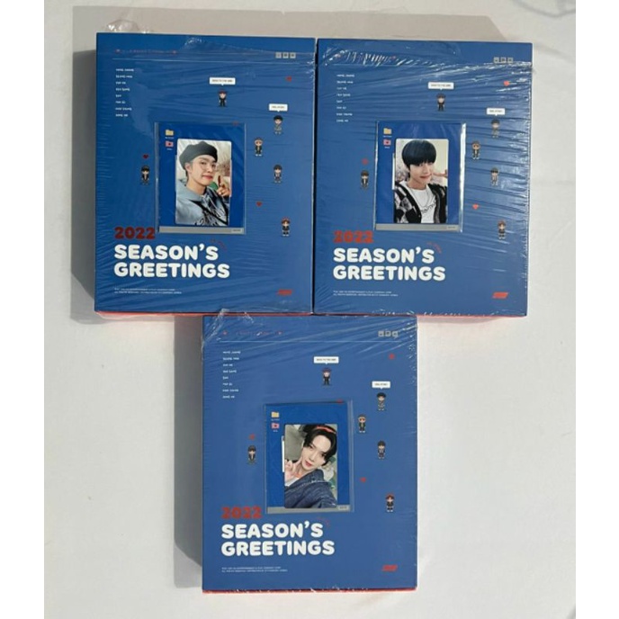 [READY] ATEEZ Season Greetings 2022 with Mingi / Wooyoung / Yeosang Photocard Pc Card