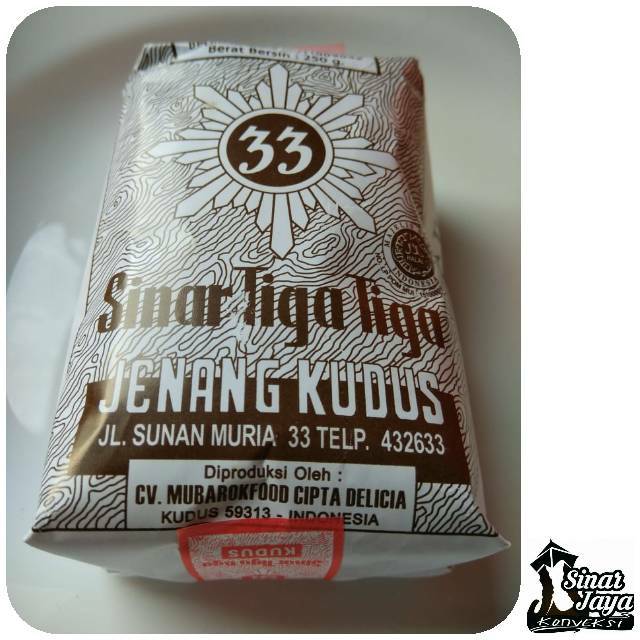 

Jenang Kudus Sinar Tiga Tiga 250 gram