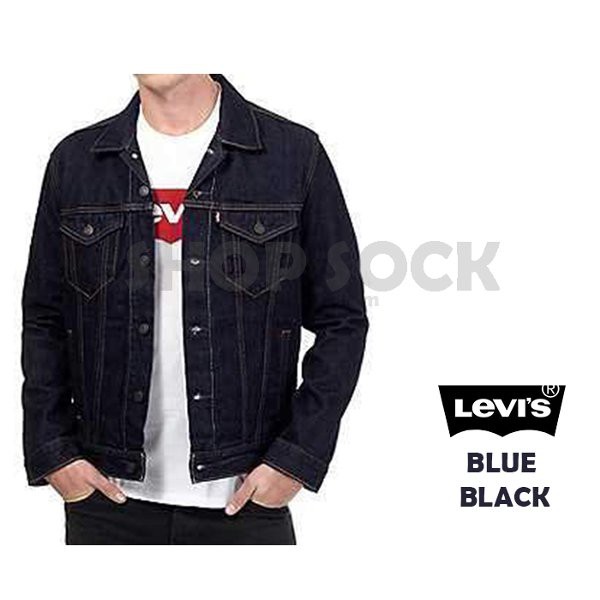 Jaket Jeans Levis Biru Tua - Dark Blue