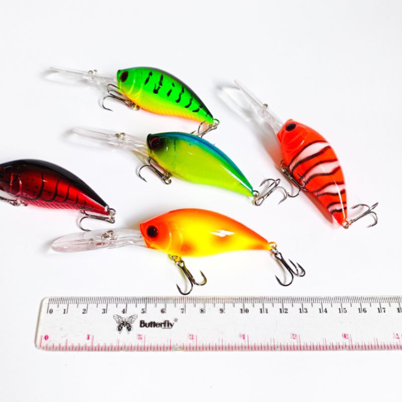 Crankbait 3DB Deep Crank LIDAH PANJANG - Umpan Casting &amp; Trolling 20gr Minnow Yo Zuri