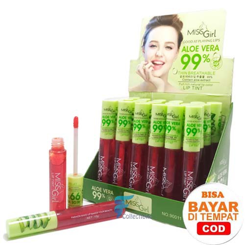 Liptint Sasimi Aloe Vera EMBROSE 99% Lip Tint Lip Gloss Lipgloss