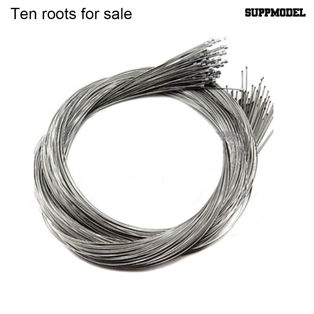 10pcs Kabel Shifter Derailleur Sepeda MTB Bahan Stainless Steel Panjang 1.75M