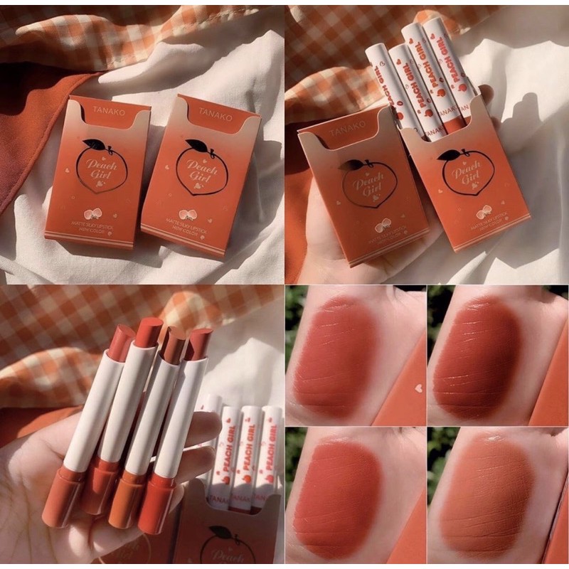 [Lipstick Thailand] Tanako Peach Girl Smoke Cigar