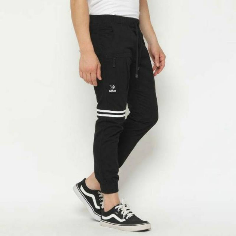 Jogger zipper jumbo original//joger pria terlaris//celana pria panjang