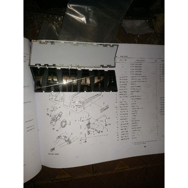 emblem tangki yamaha rx king cobra rx king master original japan lawas