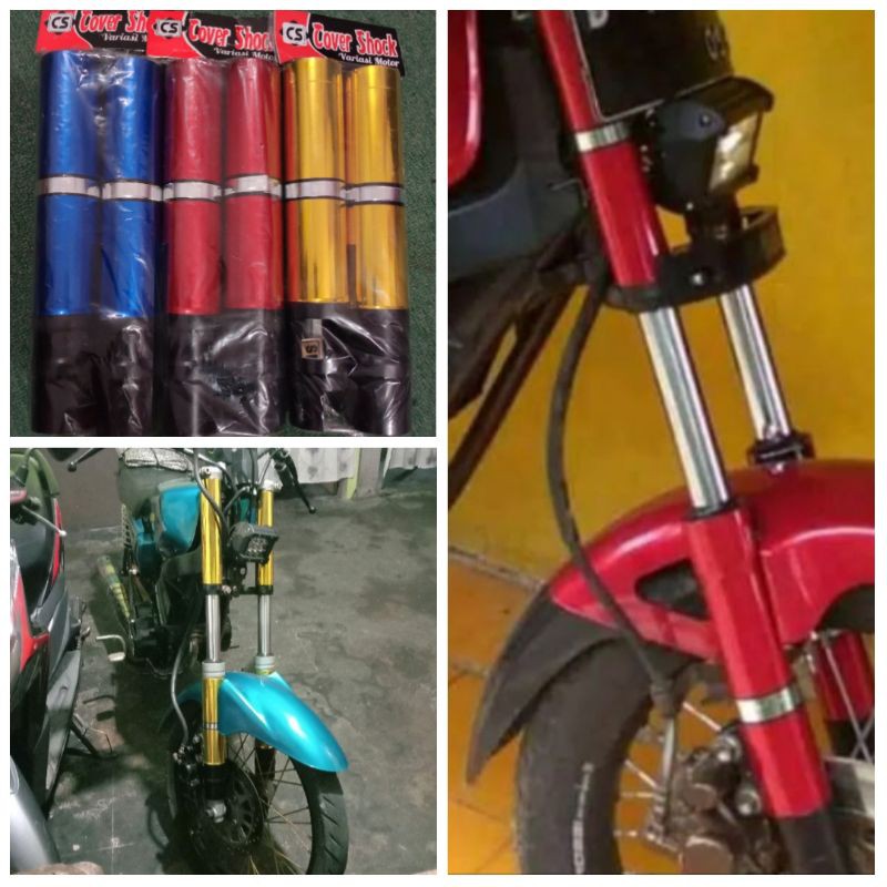 Jual cover shock depan rx king model atas bawah | Shopee Indonesia
