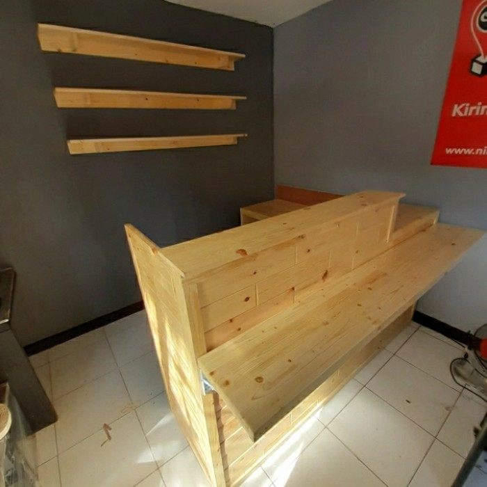 meja bar cafe jatibelanda meja resepsionis