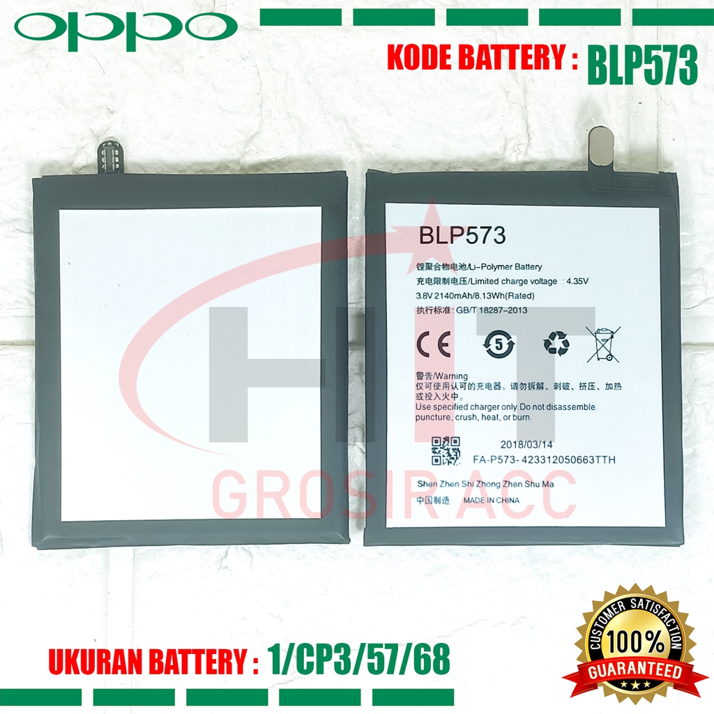 Baterai Battery Ori BLP573 Oppo N1 Mini N5111 N5116