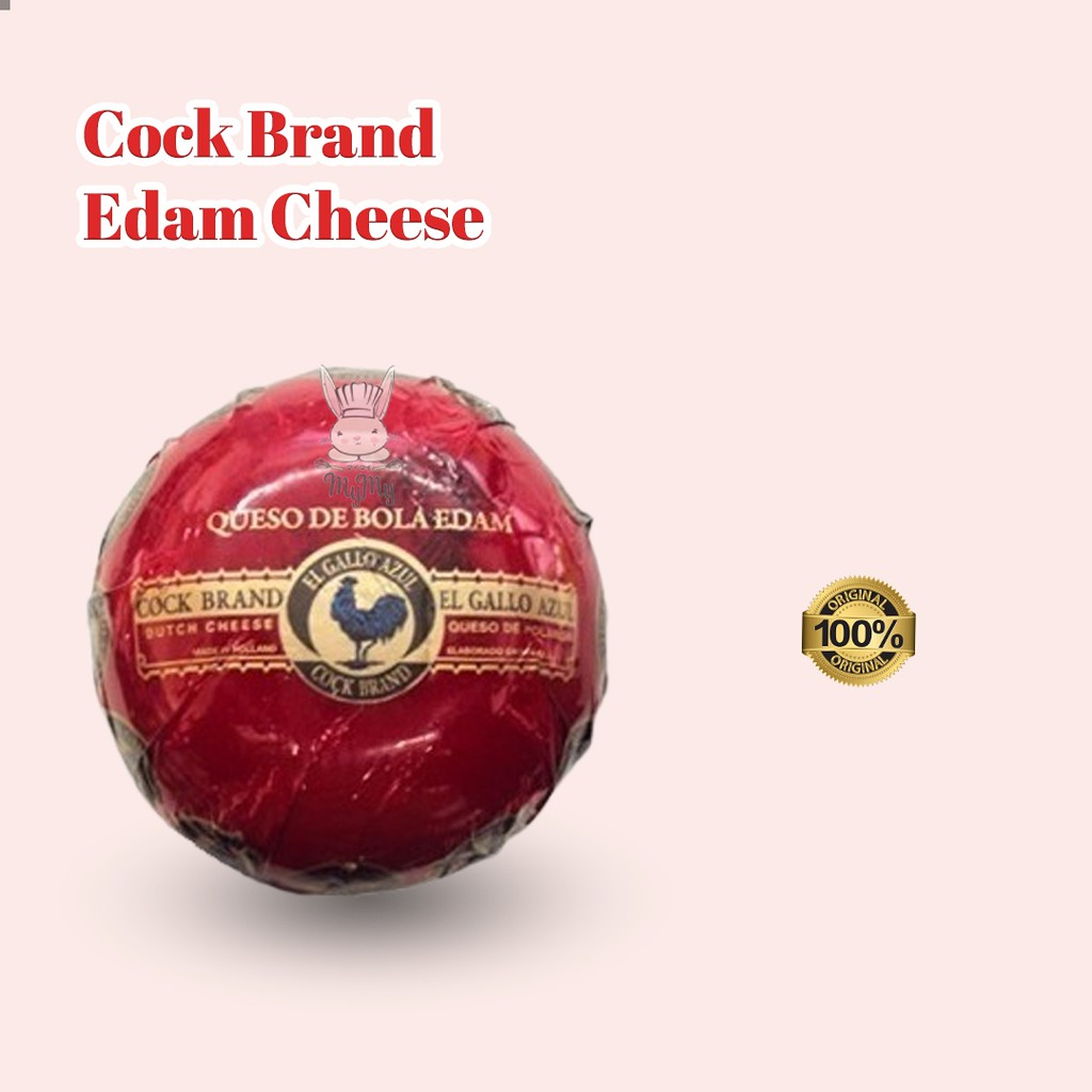 

KEJU EDAM AYAM EMAS / KEJU BOLA CAP AYAM EMAS COCK BRAND (+-)1,6 KG