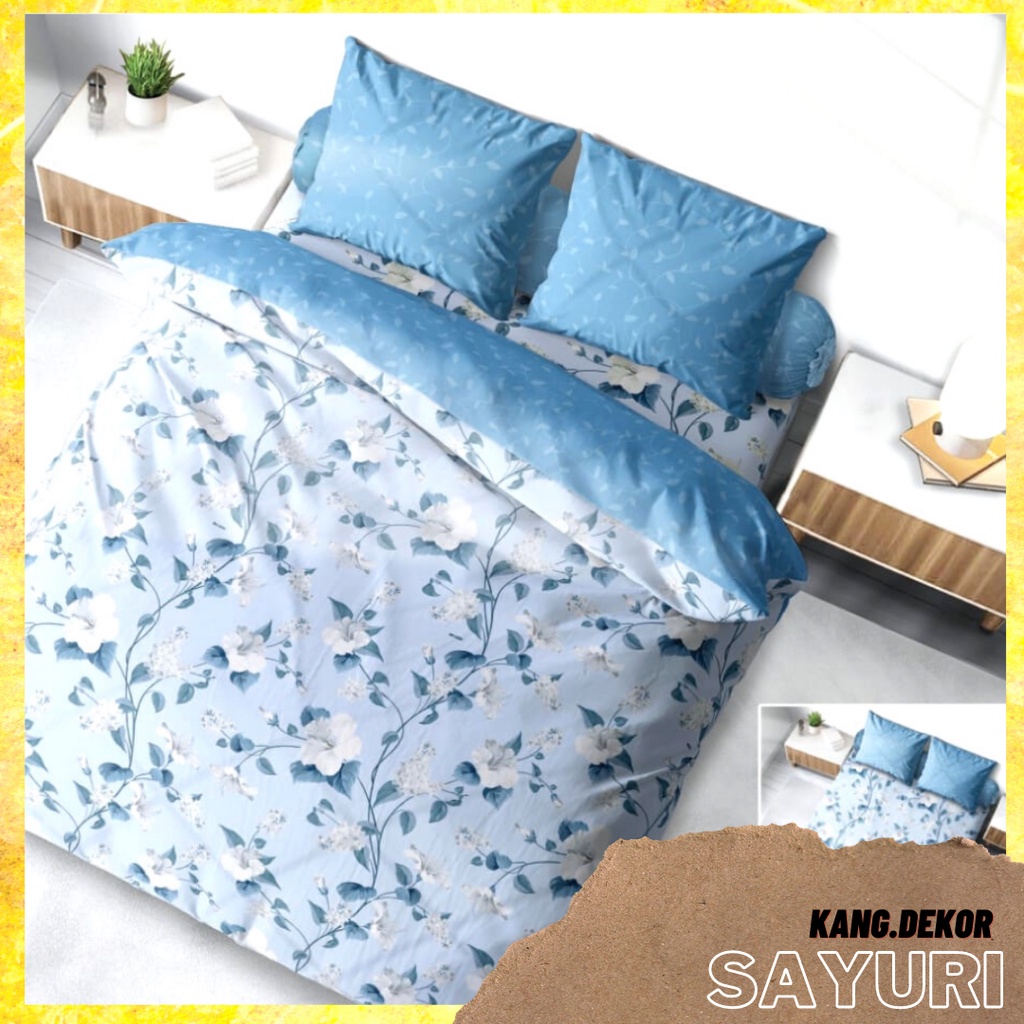 Sprei My Love Motif SAYURI 160X200 180X200 King Queen Single NO 1 2 3 MyLove Terbaru Seprai Katun Murah Sprei Cantik Seprei Aesthetic Sprei Lokal Murah Dekorasi Perlengkapan Ruangan Kamar Tidur Big Collection